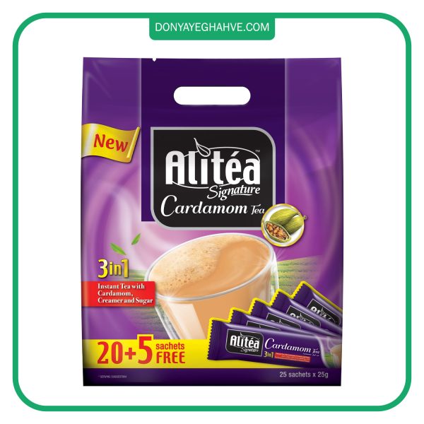 شیر چای علی تی با طعم هل Alitea Cardamom